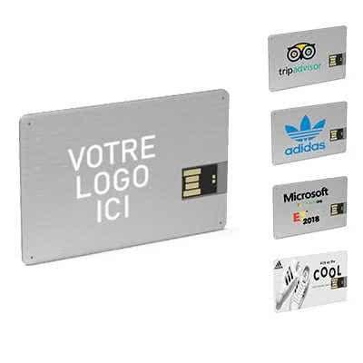 Clé USB carte de crédit en métal Artya
