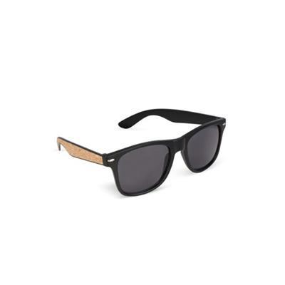 Lunettes de soleil avec incrustation en liège Omax