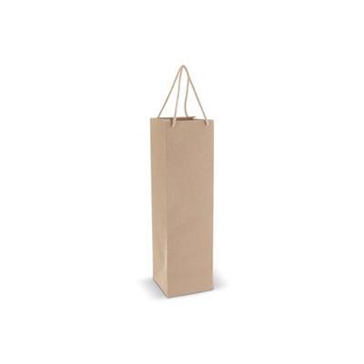 Sac à vin en papier avec poignées en coton Parsye
