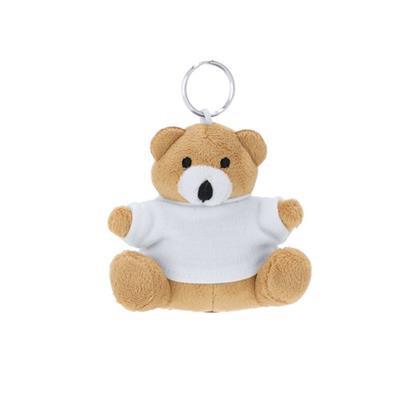 Porte-clés ours en peluche avec T-shirt Metioro