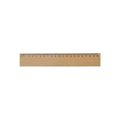 Règle rustique en bois de longueur 20 cm Genykas