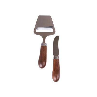 Trancheur à fromage et couteau à beurre 2 pcs Azur