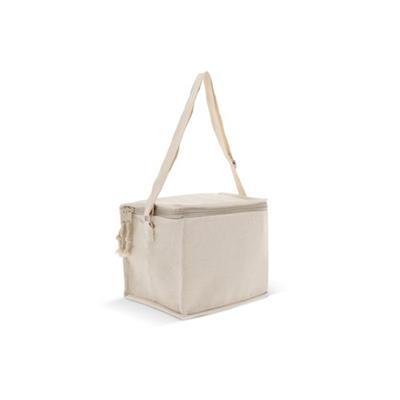 Sac isotherme en coton robuste de forme carré Bram