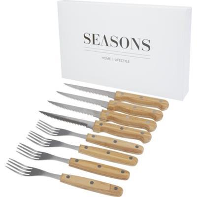 Ensemble de couverts à steak de 8 pièces Bifary