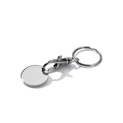 Porte-clés jeton de caddie en métal robuste Jersso