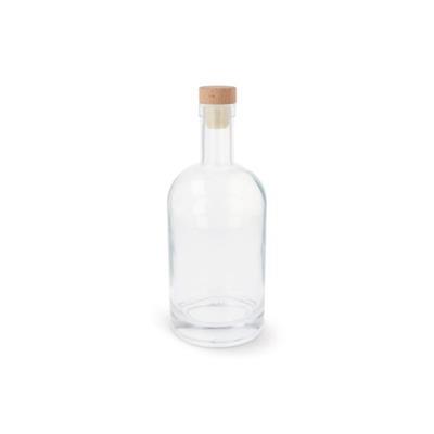 Bouteille d'eau 500 ml en verre et en bois Pakre