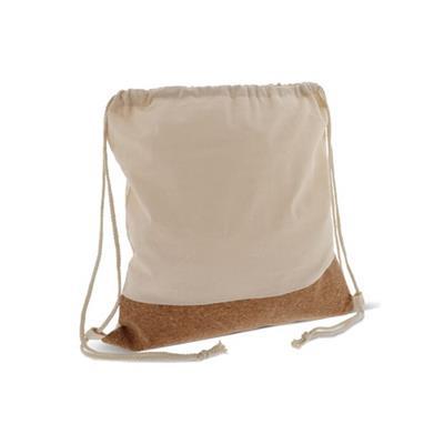 Sac en jute et coton avec cordelette en coton Ross