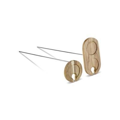 Set de sous-verres de jardin en bois élégant Hulan