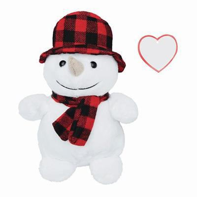 Bonhomme de neige en peluche en polyester Ameliona