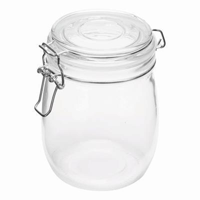 Bocal de conservation 750 ml en verre robuste Sino