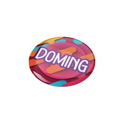 Autocollant de diamètre 45mm en vinyle élégant Kup