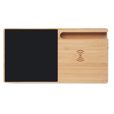 Chargeur sans fil et chauffe-mug en bambou Henrie