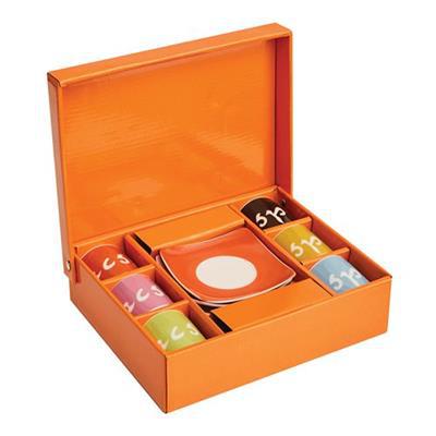 Set de 6 tasses expresso avec sous-tasse Chrisio
