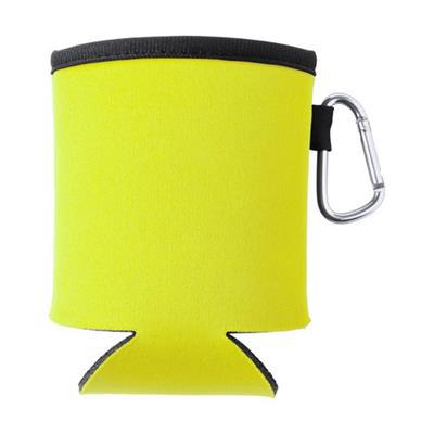 Etui souple pour cannette avec mousqueton Pocco