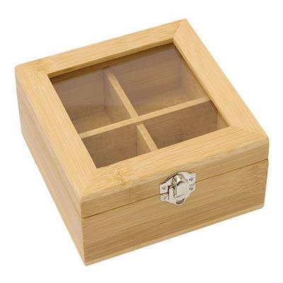 Boîte à thé avec 4 compartiments séparés Zouko