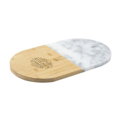 Planche de servir ovale de luxe en marbre Gracia