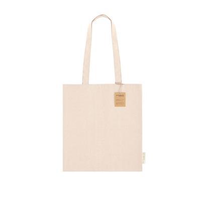 Tote bag en coton recyclé avec anses longues Kalen