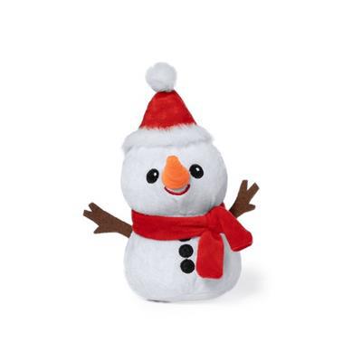 Peluche bonhomme de neige en polyester Olfan