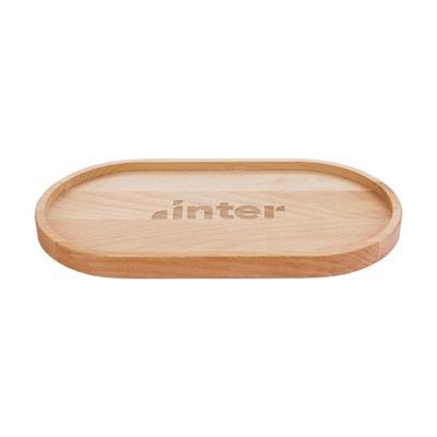 Plateau de service de luxe en bois étuvé Sandrino