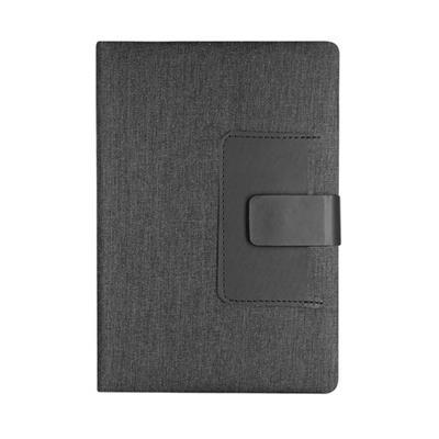 Carnet A5 à couvertures rigides en RPET et PU Gil