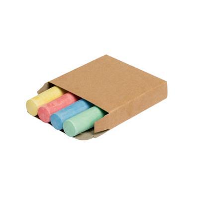 Boîte de 4 craies multicolores en carton Paritti
