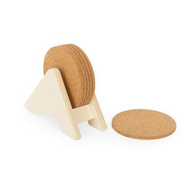 Sous verres en liège avec support robuste Galloper