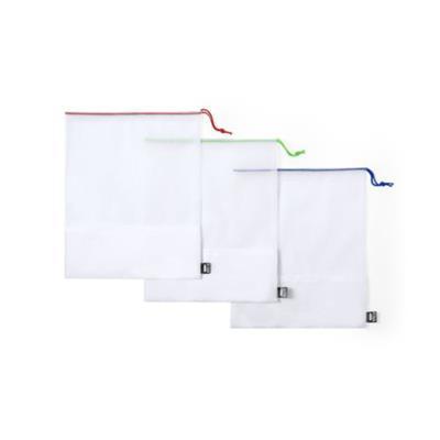 Set sacs blanc authentique en polyester RPET Topic