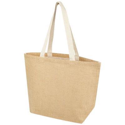 Sac shopping original et résistant en jute Fainora