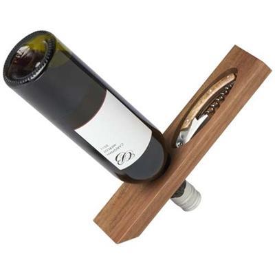 Set porte-bouteilles en bois d'acacia durable Firt