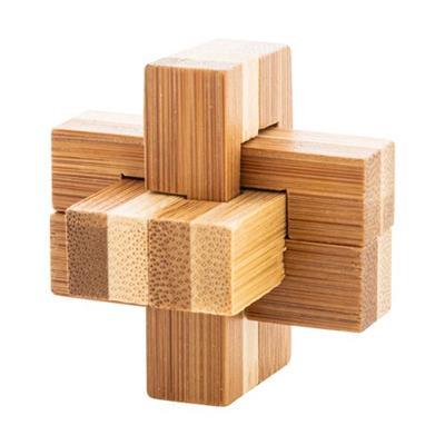 Puzzle magique en bambou avec boîte en papier Kelo