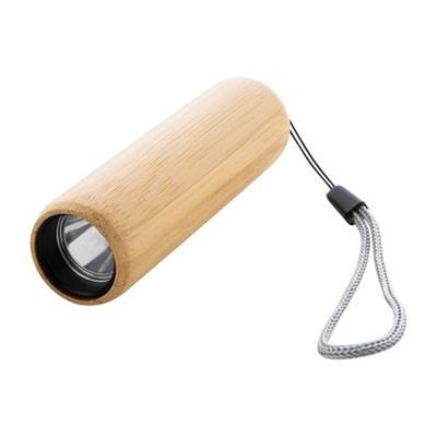Lampe torche rechargeable en bambou Anthonio