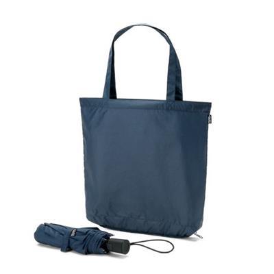 Parapluie 2 en 1 avec sac shopping en RPET Zayno