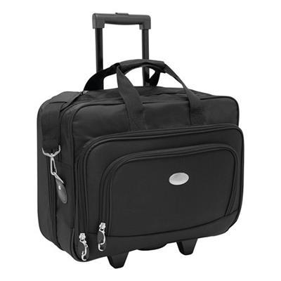 Attaché-case à roulettes en polyester et PEVA Roma