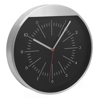 Horloge murale avec cadre et chiffres en alu Masio