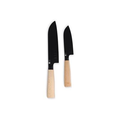 Set de couteaux avec manches élégants en bois Mady