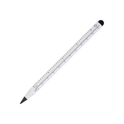 Crayon et règle 2 en 1 en aluminium recyclé Santos