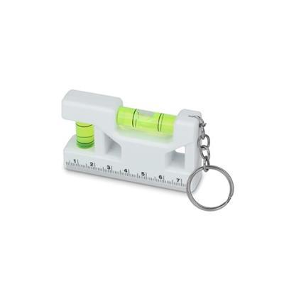 Mini porte-clés avec niveau à bulle en ABS Tromiol