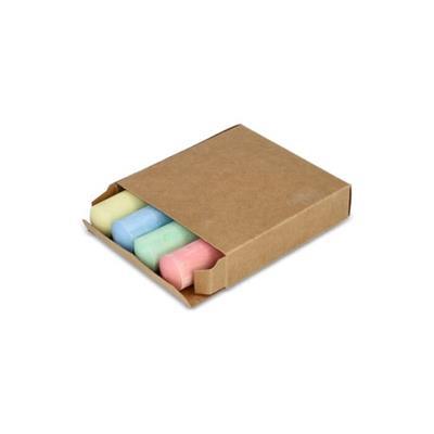 Craie de rue dans une boîte kraft écologique Ezara
