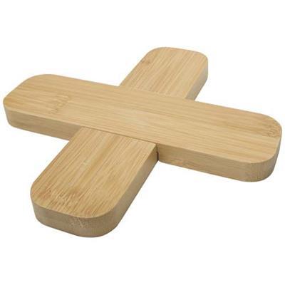 Dessous de plat grand format en bambou robuste Any