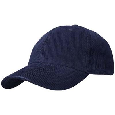 Casquette 6 panneaux en velours côtelé recyclé Gid