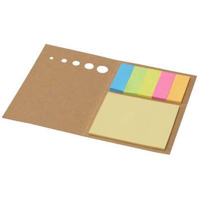 Notes autocollantes avec marque-page en bois Noris