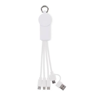 Câble de 2 en 1 type C avec porte-clés en TPE Hory