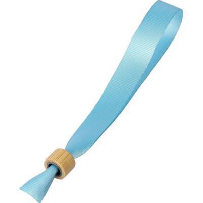 Bracelet en RPET avec fermeture clip en bambou Vio