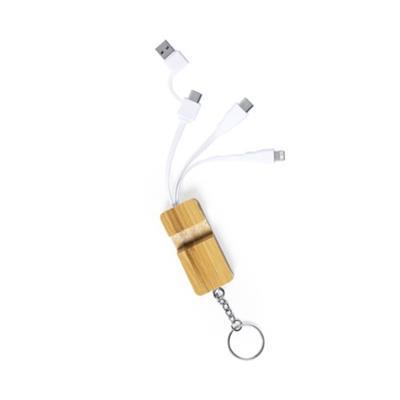 Chargeur robuste multifonction en bambou Druses
