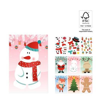 Set autocollants avec figurines de Noël Pericolis
