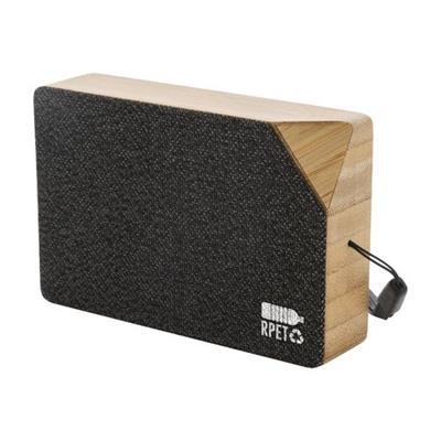 Enceinte sans fil en bambou et PET recyclé Yopha