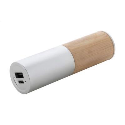 Power bank en aluminium recyclé et bambou Bemol
