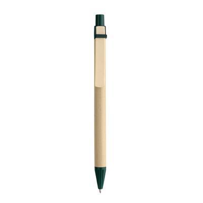 Stylo à bille rétractable en papier kraft Nairoba
