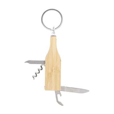 Porte-clés multifonctions forme bouteille Fixeno