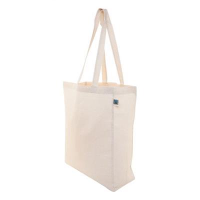 Totebag réutilisable en coton avec soufflet Niazra